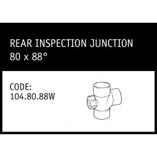 Marley Solvent Joint Rear Inspection Junction 80 x 88° - 104.80.88W